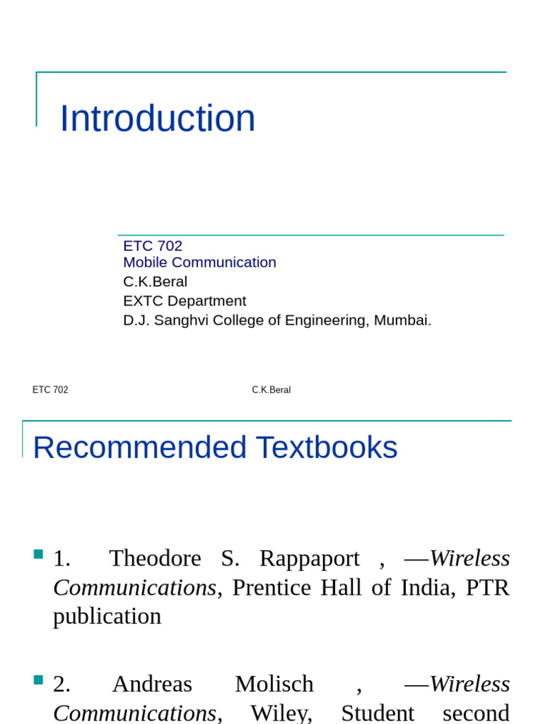 Mobile Communication Overview and Technologies | PDF | Duplex ...