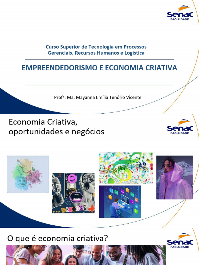 Oportunidades na Economia Criativa | PDF | Inovação | Economia