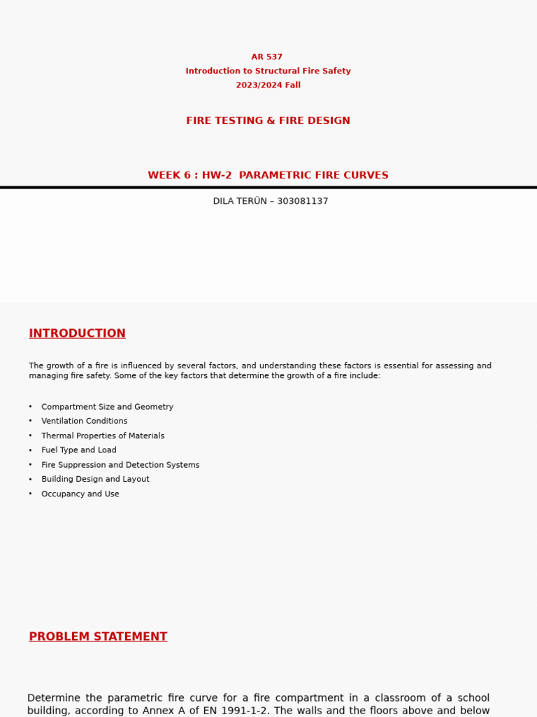Arch537 - Homework 2 Presentation-Di̇la Terün | PDF | Fire Safety ...