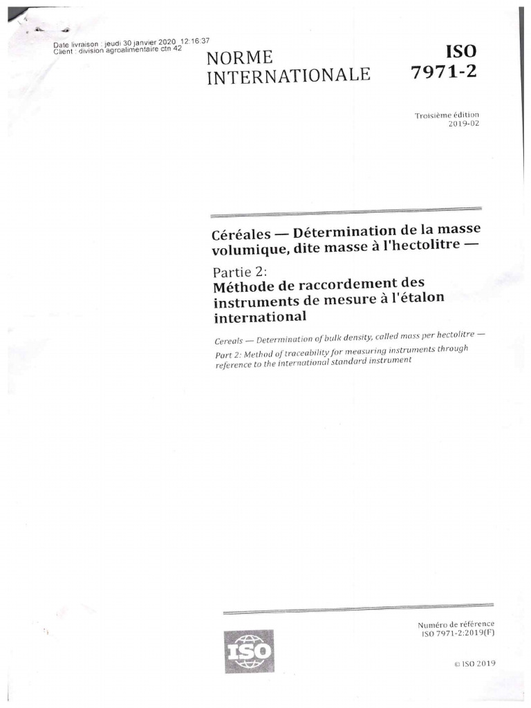 Iso 7971-2 | PDF