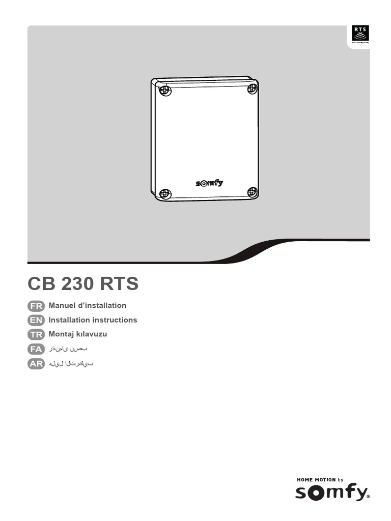 Installation du CB 230 RTS : Guide complet | PDF | Interrupteur ...