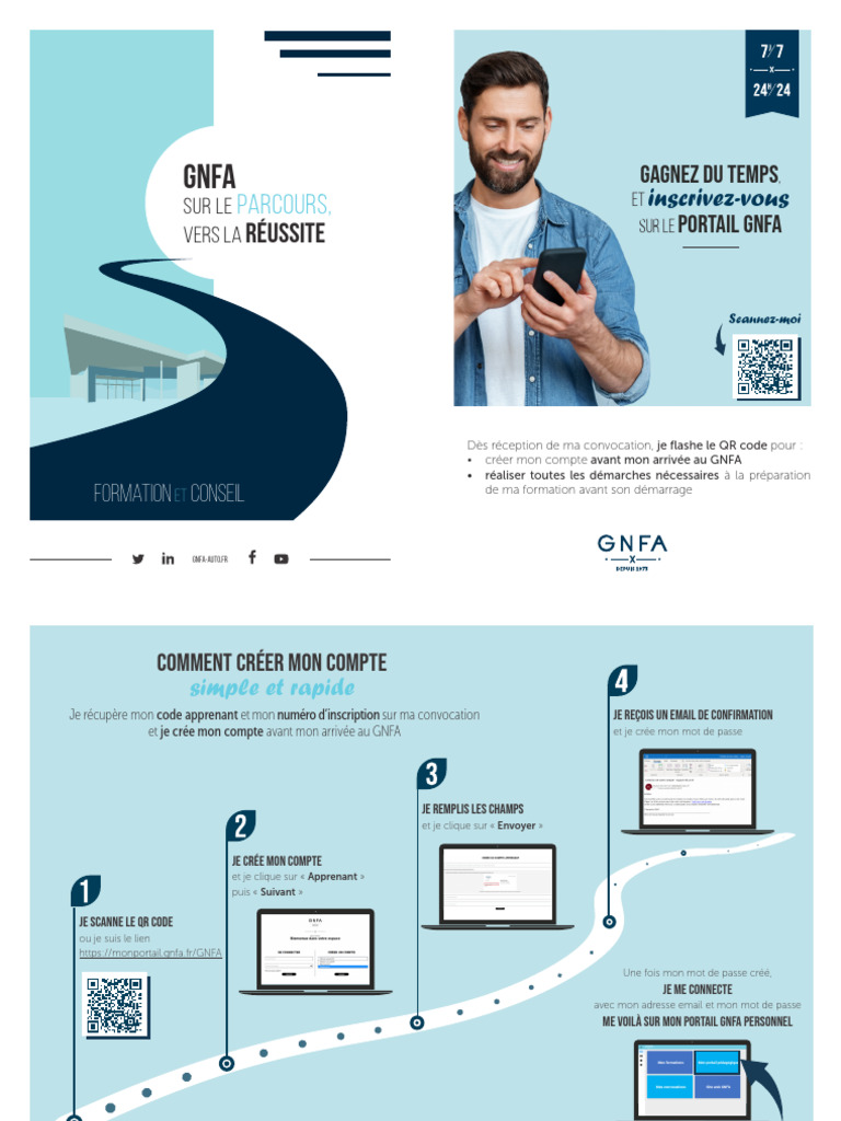 Création de compte sur le portail GNFA | PDF