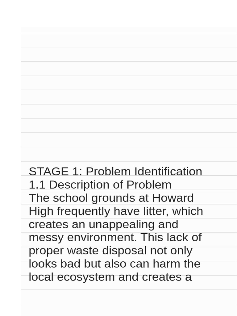 No-Litter Campaign for School Pride | PDF | Waste | Natural Environment