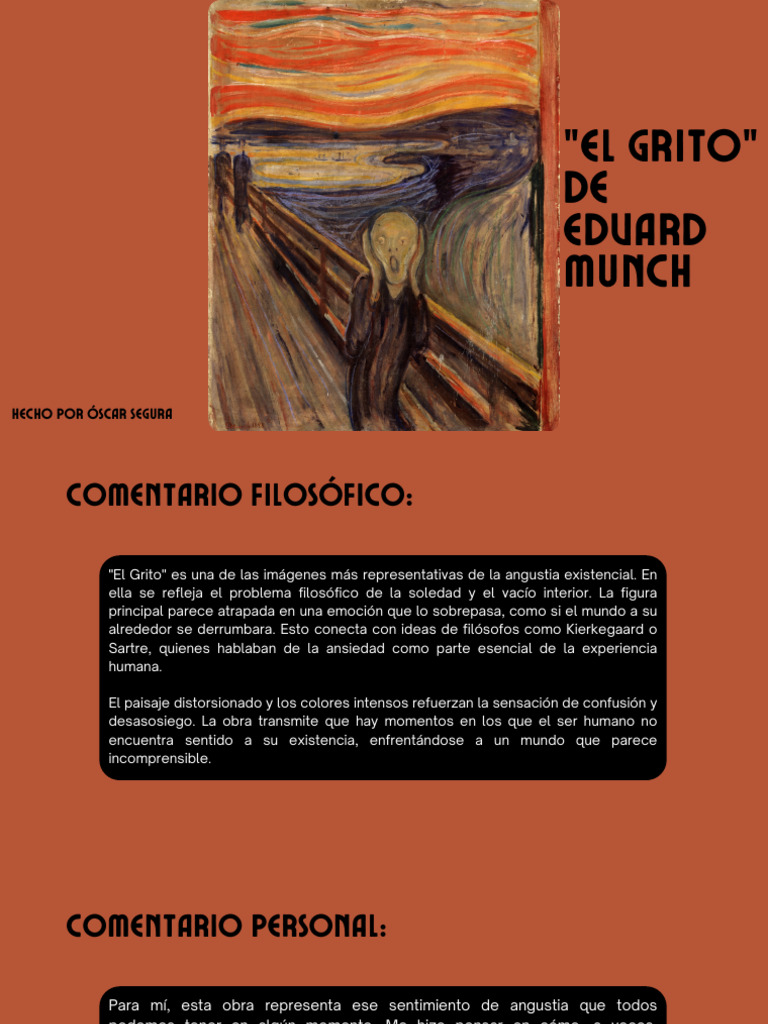 El Grito de Edvard Munch | PDF