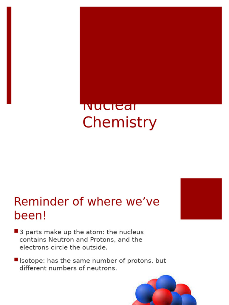 1.0 Nuclear+Reactions+&+Decay | PDF | Nuclear Physics | Neutron