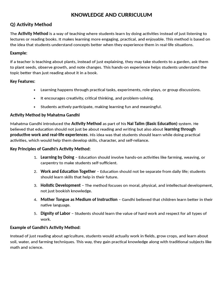 Dewey's Discovery Method in Education | PDF | Learning | Critical Thinking