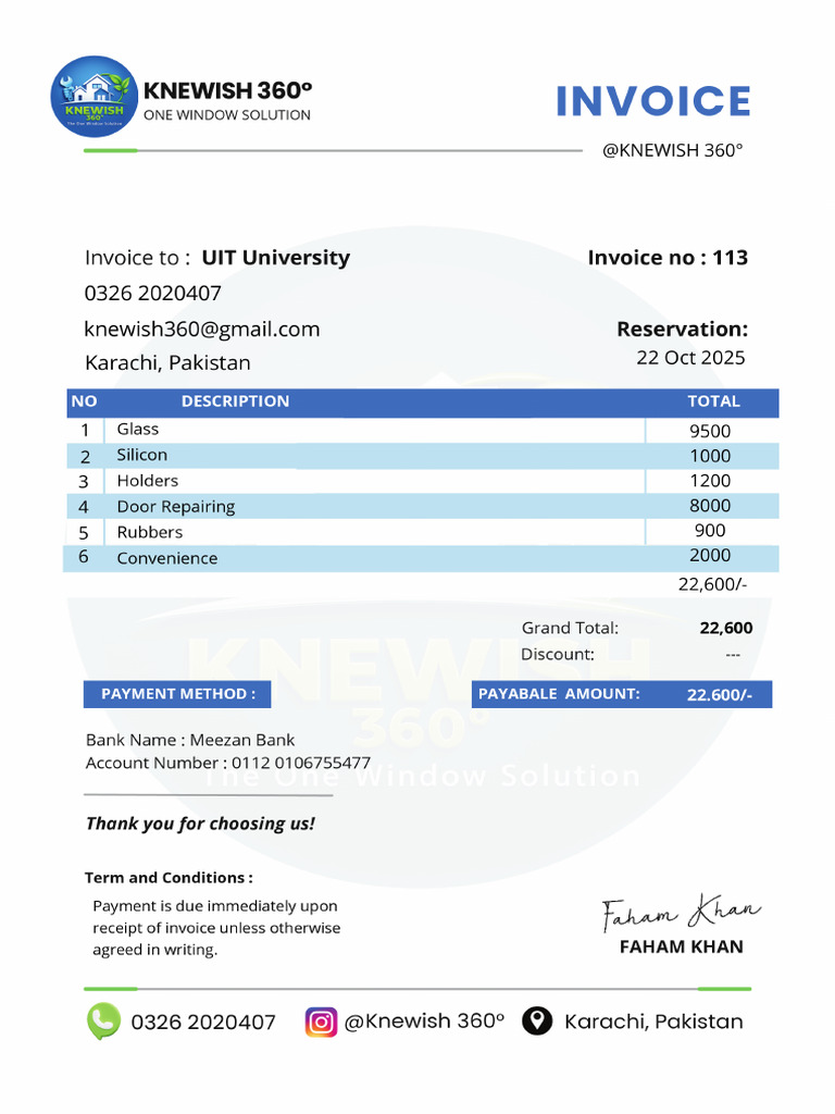 Invoice 113 | PDF