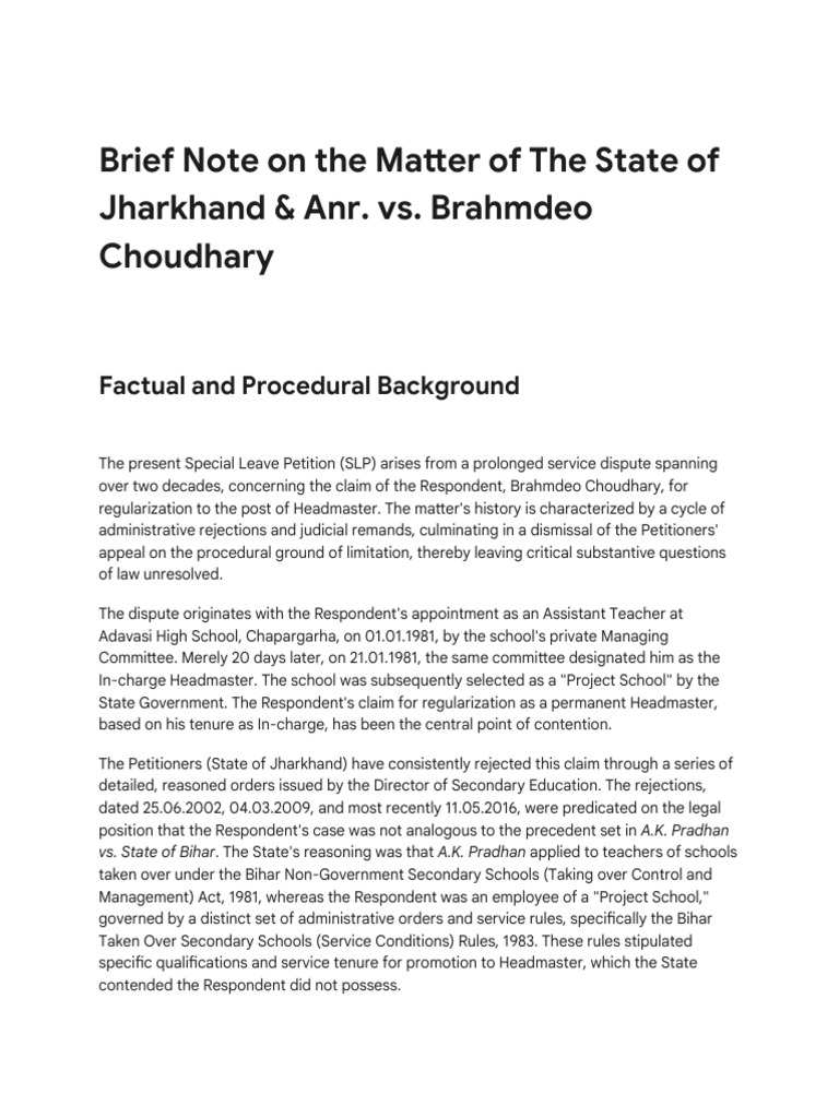 Brief Note Soj | PDF | Supreme Court Of The United States | Appeal