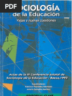 Sociología de la Educación