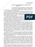 Principii Si Dileme Etice in Screening-Ul Si Diagnosticul Prenatal