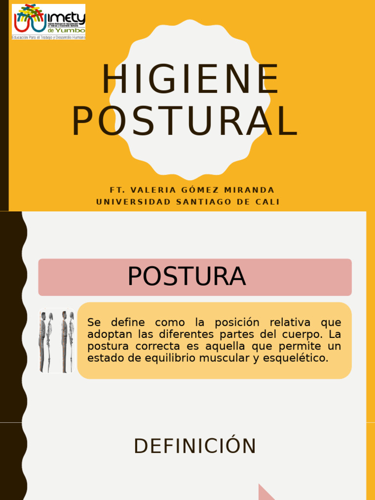 Guía de Higiene Postural y Prevención de Lesiones | PDF | Dolor lumbar ...