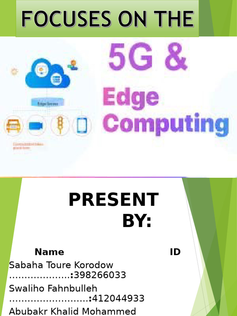 5G and Edge Computing Integration | PDF | Internet Of Things | Computer ...