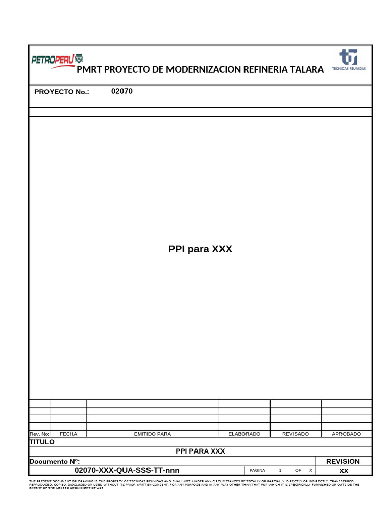 PMRT Talara Refinery Modernization Plan | PDF | Quality Assurance ...
