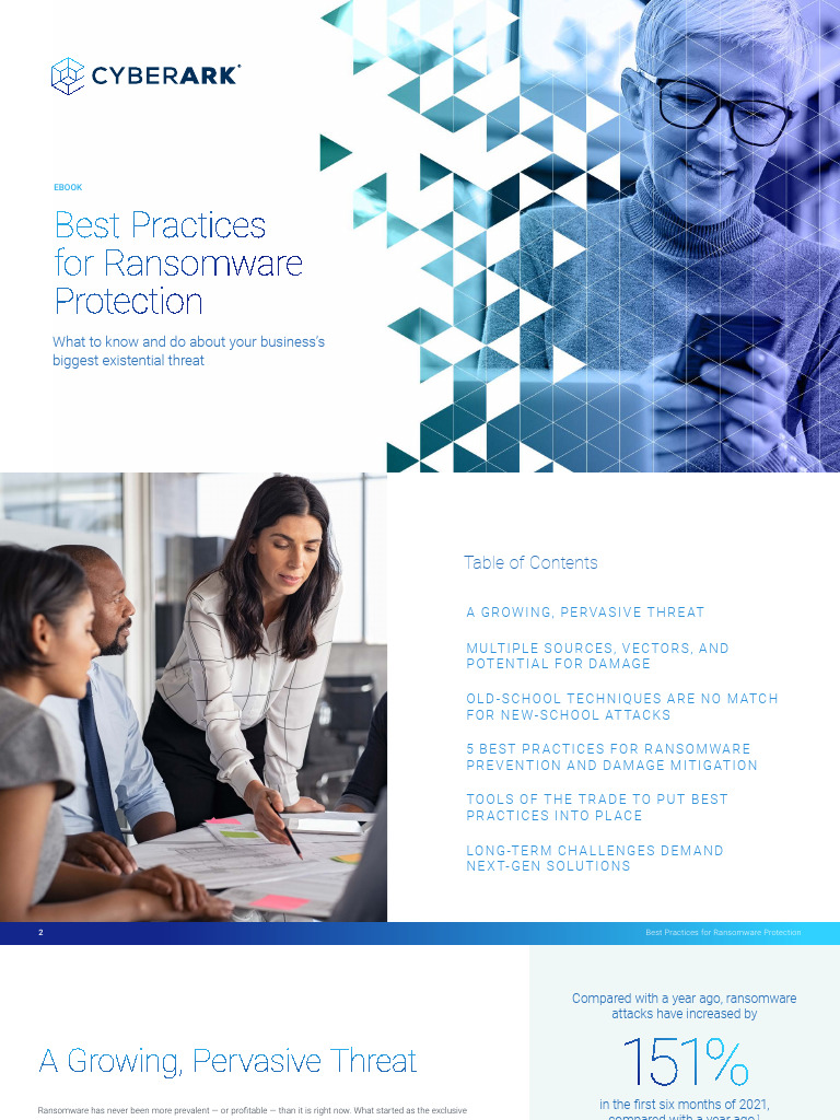 Curated visual reference: Visual Reference: Cyberark Best Practices For Ransomware Protection Pdf