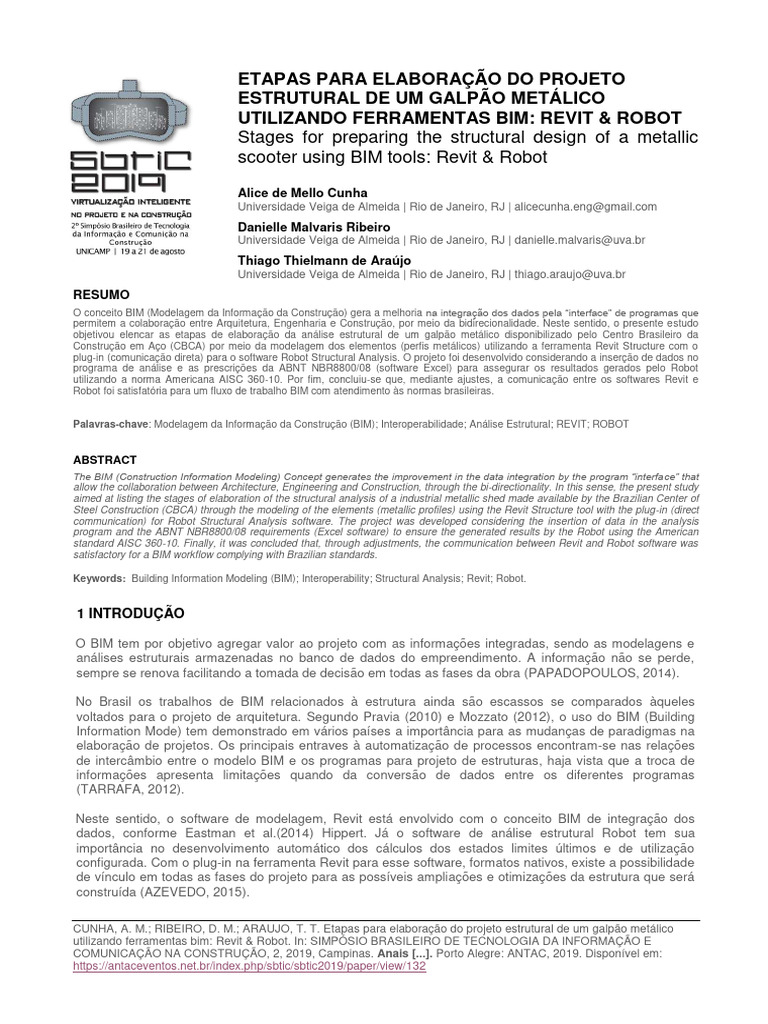 Etapas do Projeto Estrutural em BIM | PDF | BIM | Autodesk Revit