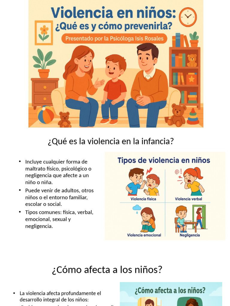 Prevención de la Violencia Infantil | PDF | Violencia | Abuso infantil