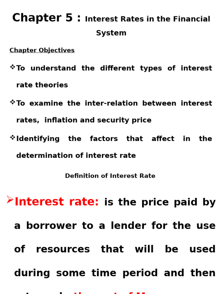 Understanding Interest Rates and Their Impact | PDF | Interest | Yield ...