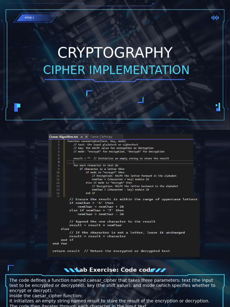 Caesar Cipher Implementation Guide | PDF