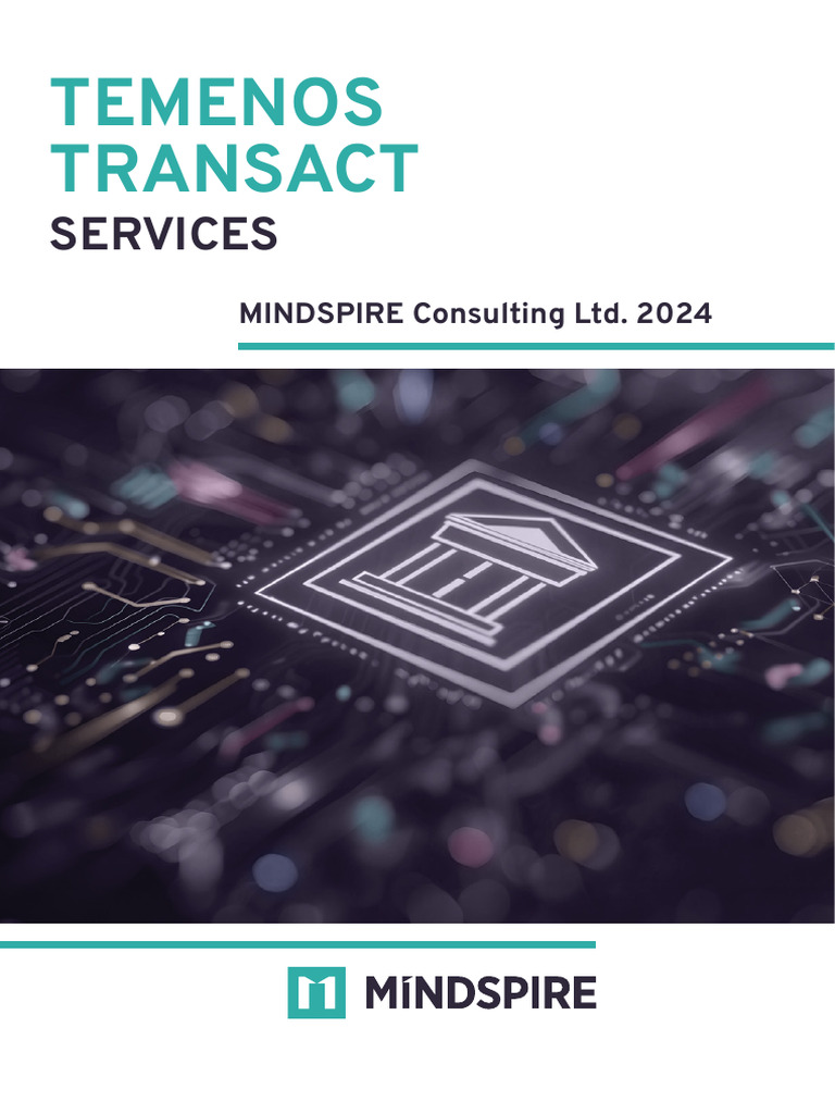 Temenos Transact Banking Solutions Guide | PDF | Business | Information ...