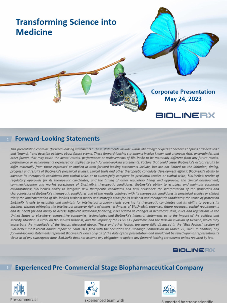 BioLineRx: Advancing Stem Cell Mobilization | PDF | Hematopoietic Stem ...