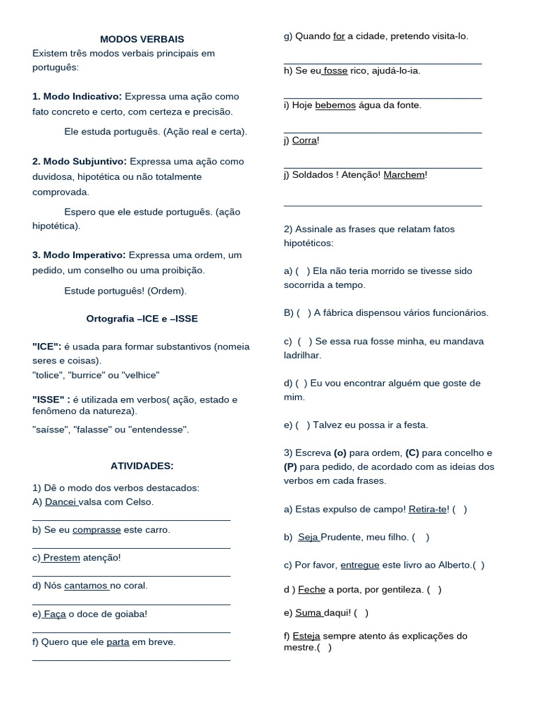 Ortografia: Uso de ICE e ISSE | PDF | Português (idioma) | Linguística