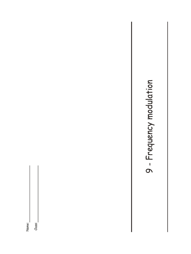 Exp 9 FM Modulation | PDF