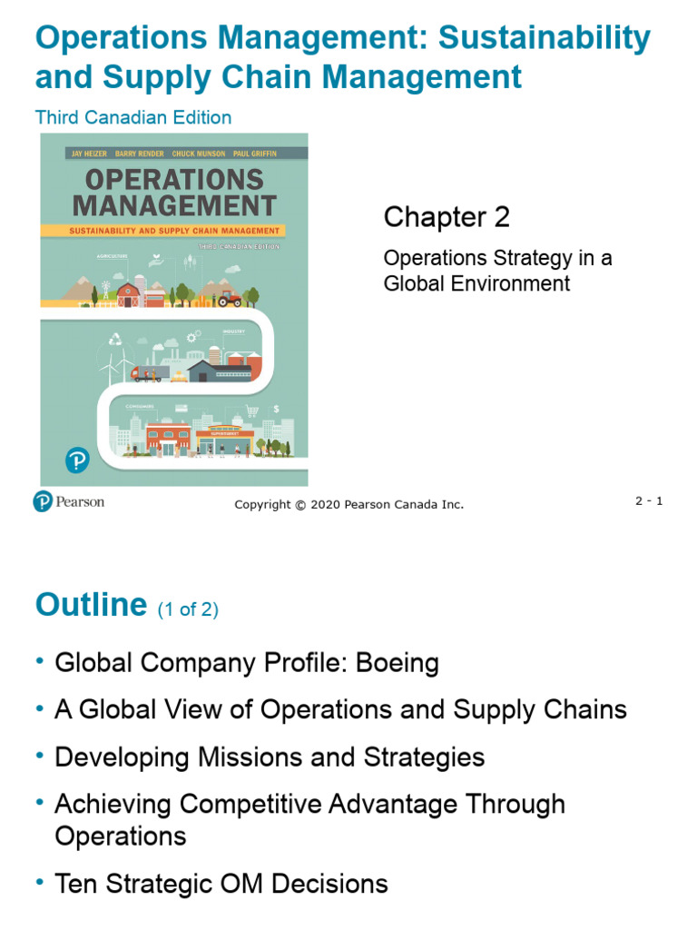 Operations Strategy in Global Supply Chains | PDF | Outsourcing ...