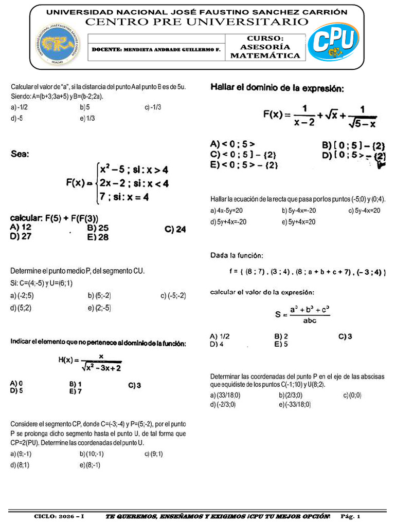 Tema 10 - Matematica Cpu-1 | PDF