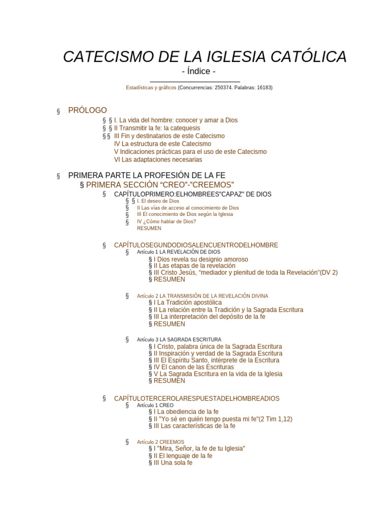 Catecismo de La Iglesia Católica PDF | PDF | Sacramentos | Bautismo
