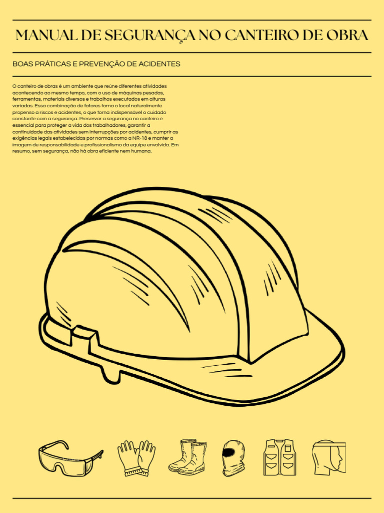 Segurança no Canteiro de Obras: Guia Prático | PDF