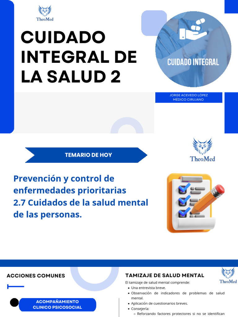 Cuidado Integral de La Salud 2 - 12-08 | PDF | Cáncer | Salud mental