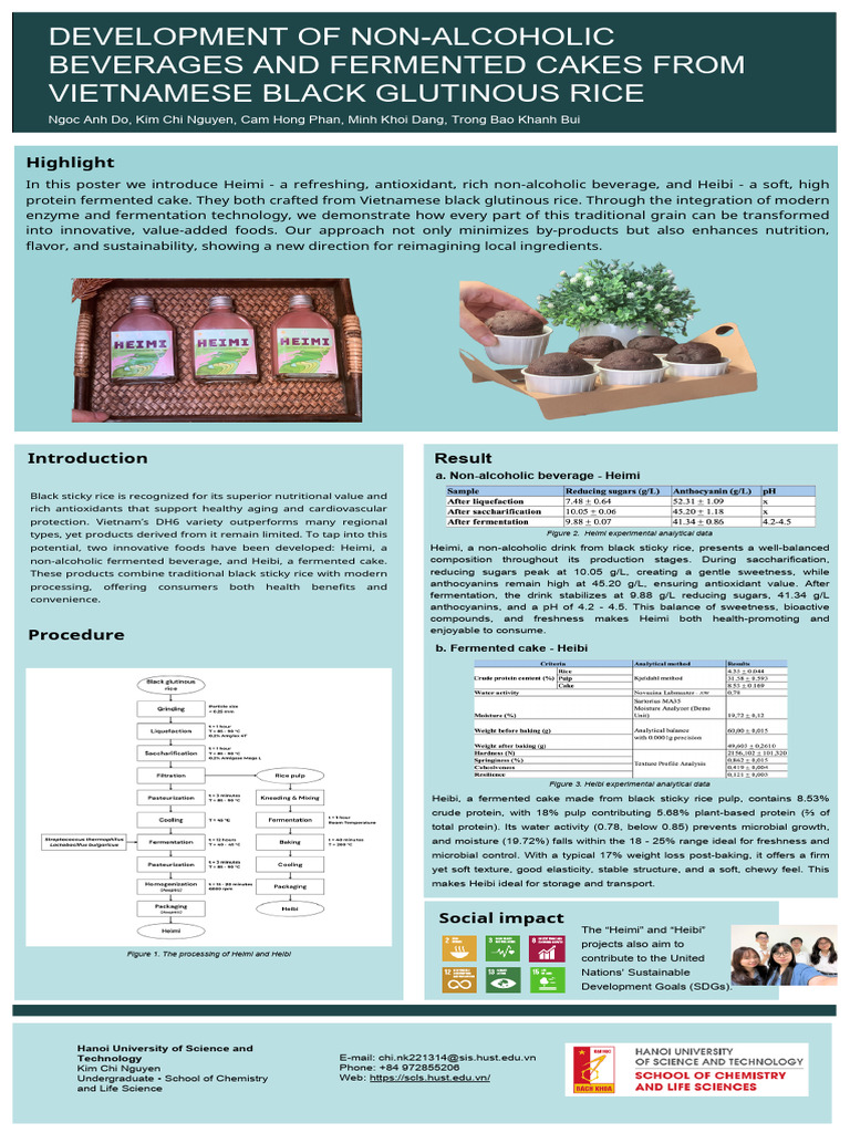 Development of Non-Alcoholic Beverages and Fermented Cakes From ...
