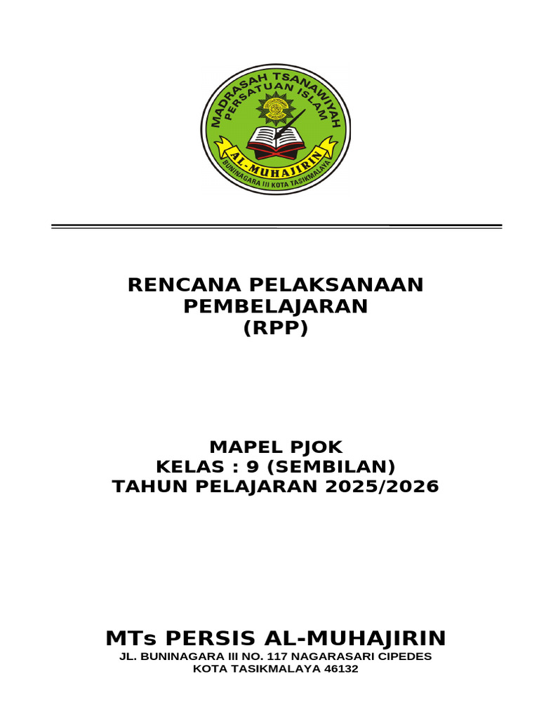Cover RPP | PDF
