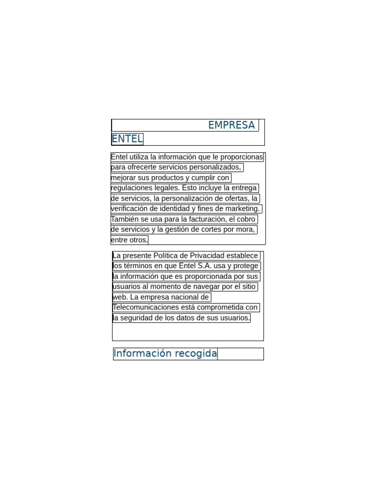 Qué es Entel y sus servicios | PDF | Industrias de servicio | Business
