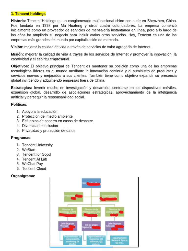Tencent Holdings | PDF