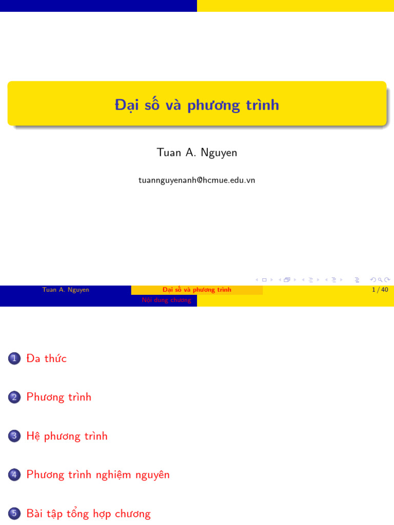 Chapter 1 Algebra and Equations | PDF
