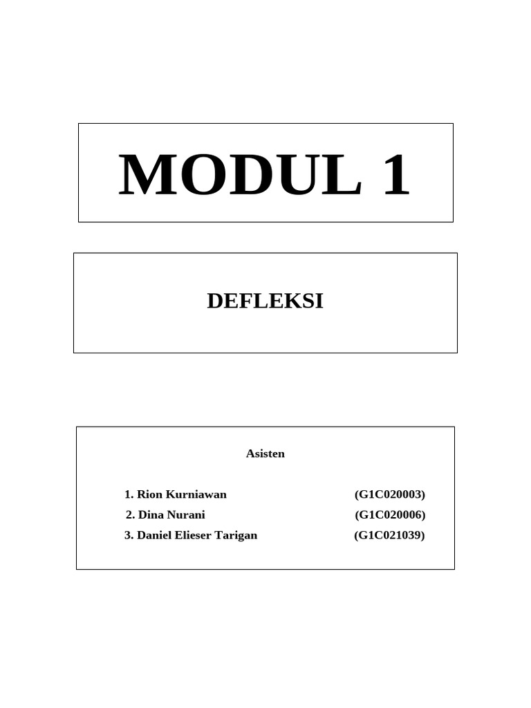 Asisten for Modular Courses Overview | PDF