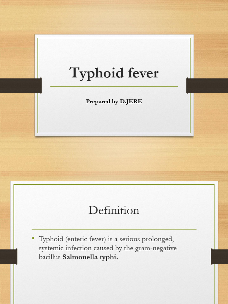 Understanding Typhoid Fever Symptoms & Treatment | PDF | Lymphatic ...