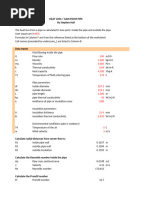 Heat Loss Calculation for Insulated Pipes | PDF | Heat Transfer ...