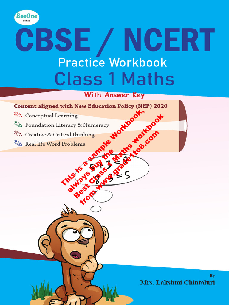 Ncert Cbse Class 1 Maths Beeone Workbook Pdf
