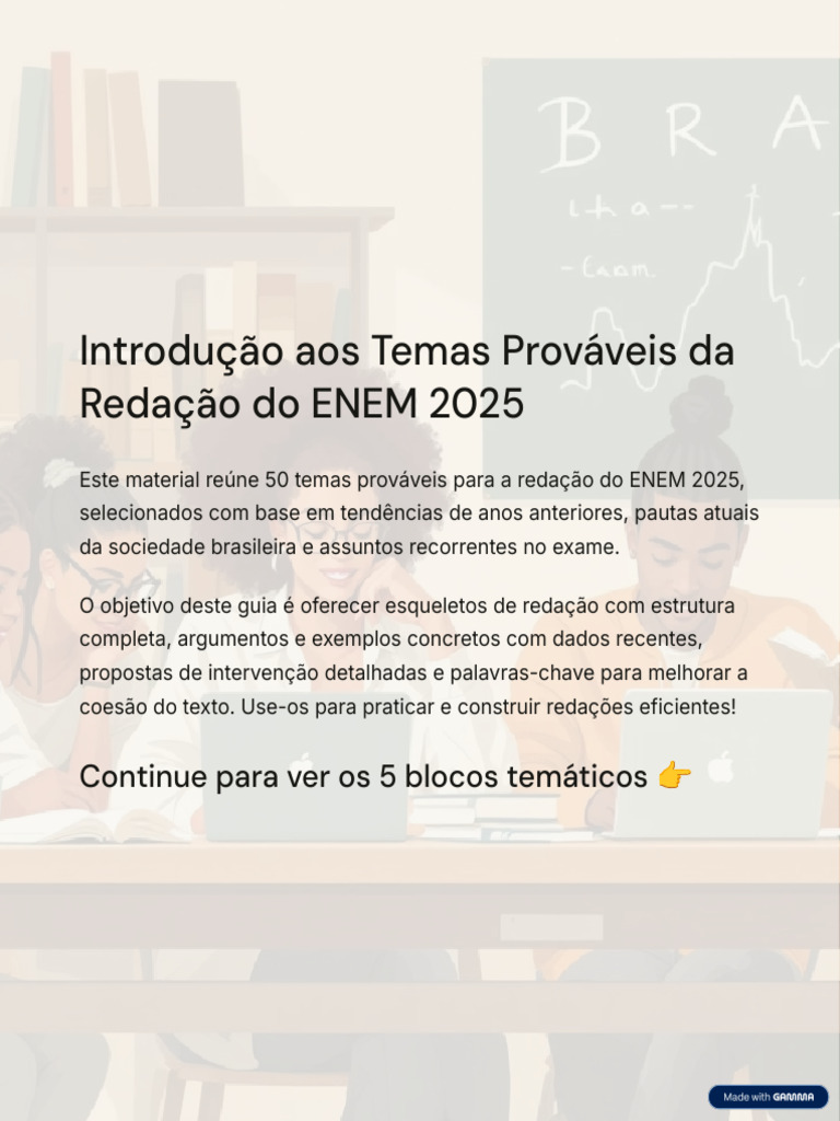 Temas de Saúde para Redação ENEM 2025 | PDF