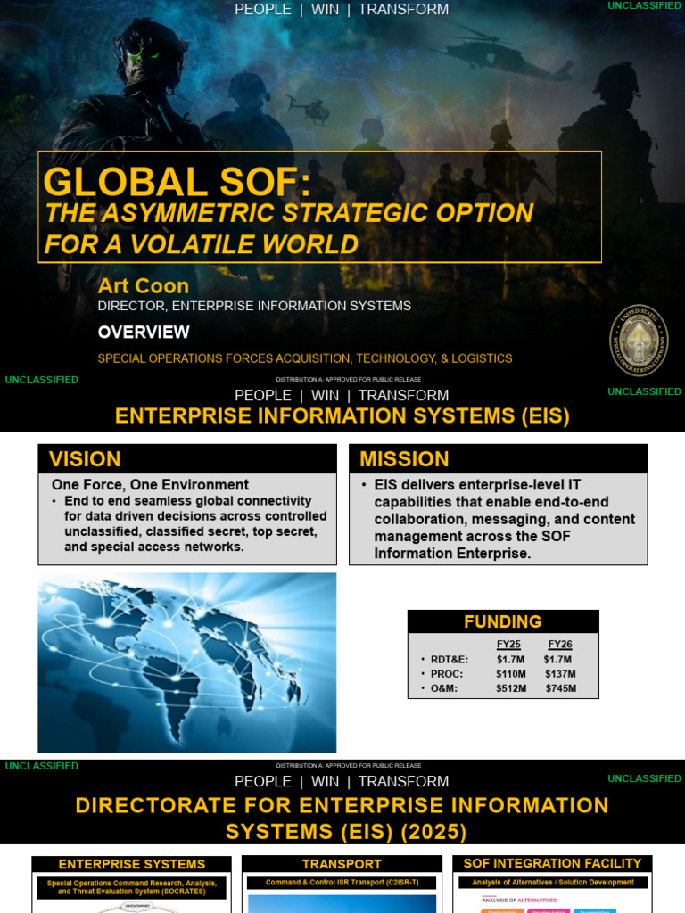 SOF Enterprise Information Systems Overview | PDF | Computer Security ...