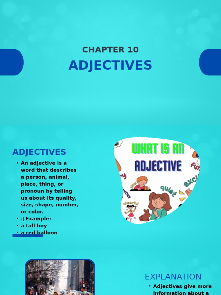 Understanding Adjectives in English | PDF