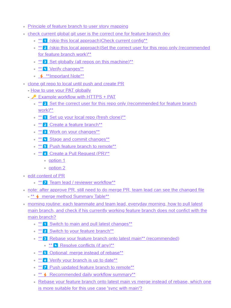 How To From New Feature Branch To PR Merge | PDF | Computer Engineering ...