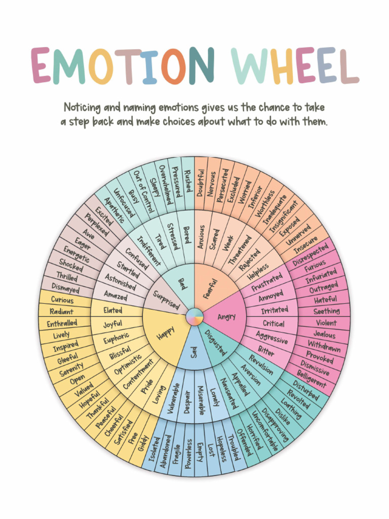 Emotion Wheel | PDF