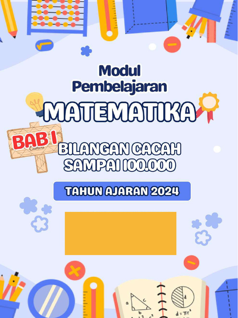 Modul Bilangan Cacah SD Kelas 5 | PDF
