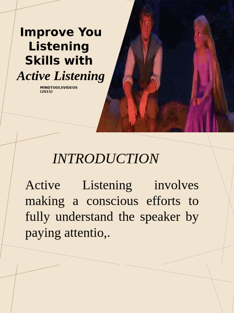 Master Active Listening Skills | PDF