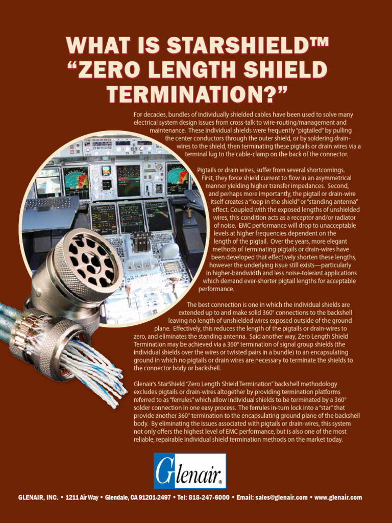 StarShield™ Zero Length Shield Termination | PDF | Electrical Connector ...