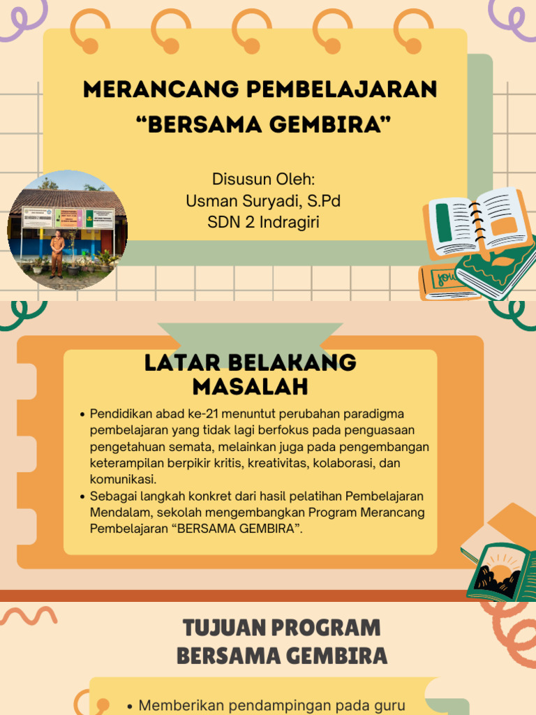 Program Pembelajaran Mendalam SDN 2 Indragiri | PDF
