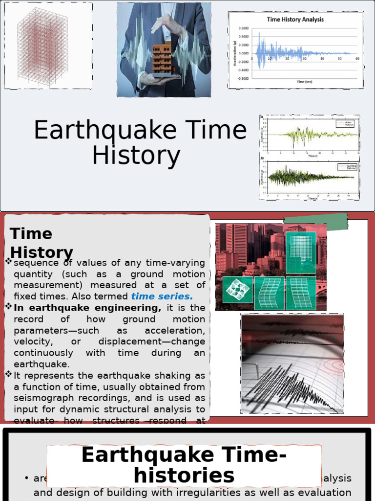 Earthquake Time History Analysis Guide | PDF | Earthquakes | Seismology